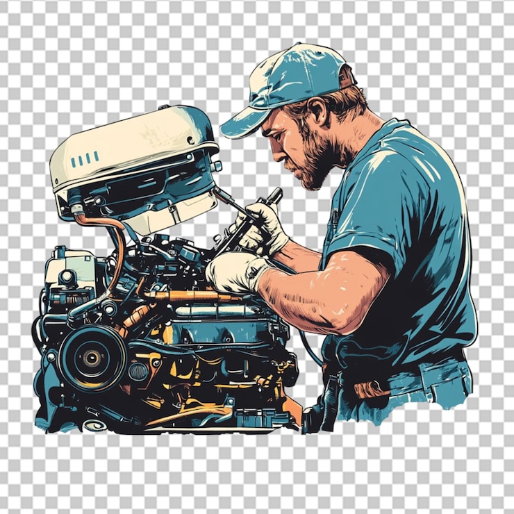 PSD mechanic man