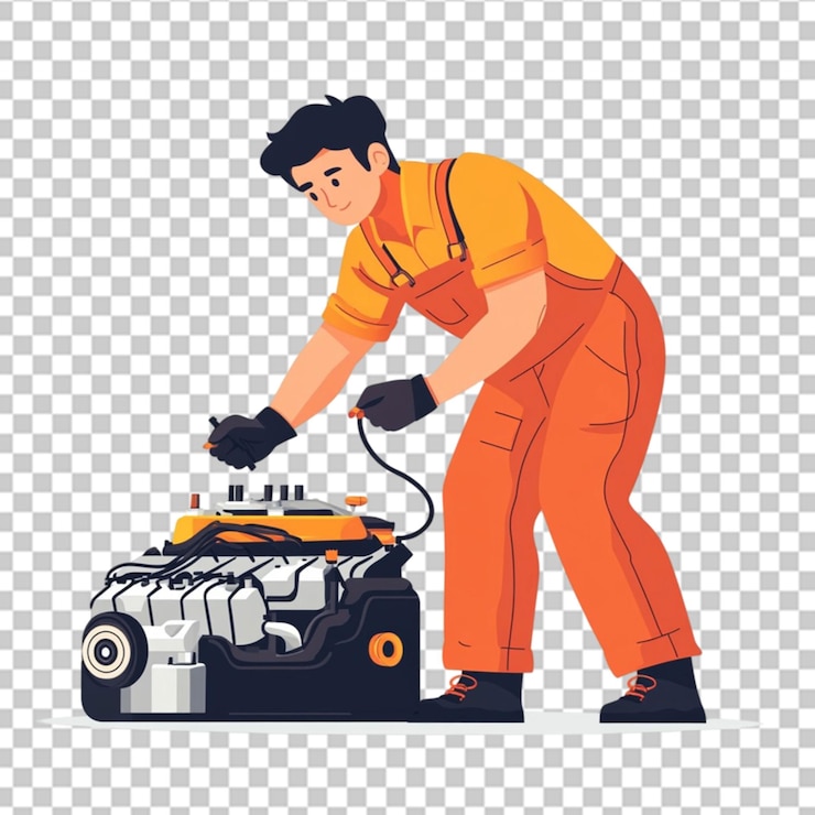 PSD mechanic man