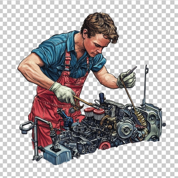 PSD mechanic man