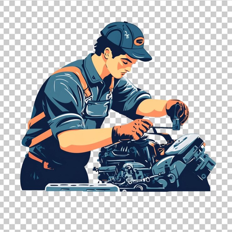 PSD mechanic man