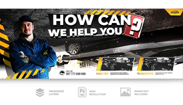 PSD mechanic service banner