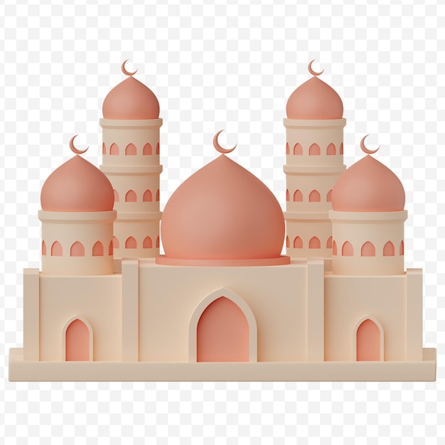 Meczet masjid ilustracja 3d