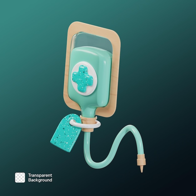 Med woo Medical 3D Icon PNG Template
