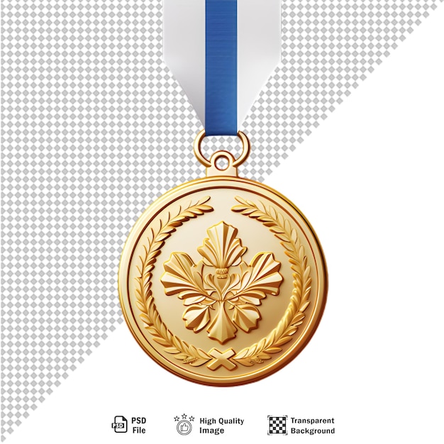 PSD medaille op transparante achtergrond