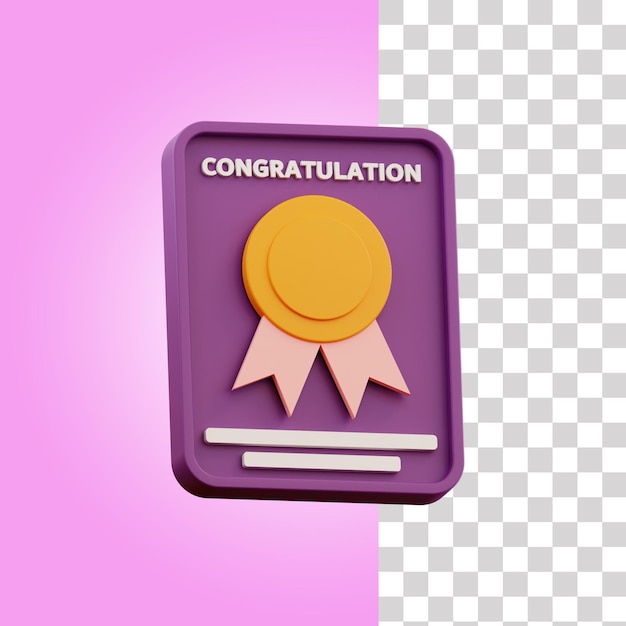 Medal 3d illustration