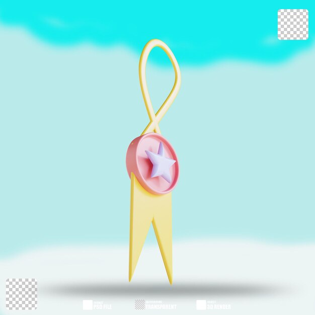 Medal Ilustracji 3d 2