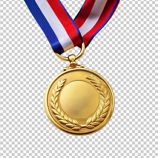 Medal top view