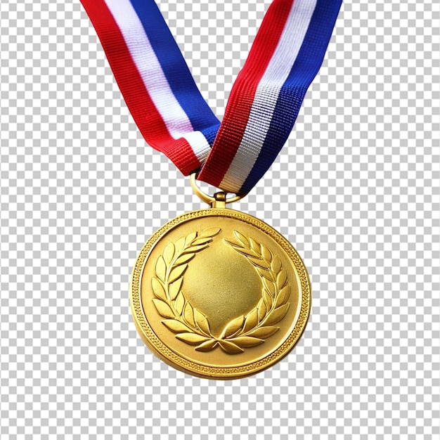 Medal top view