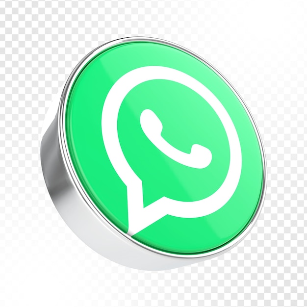 Media Społecznościowe Whatsapp 3d Projekt W Nowym Stylu