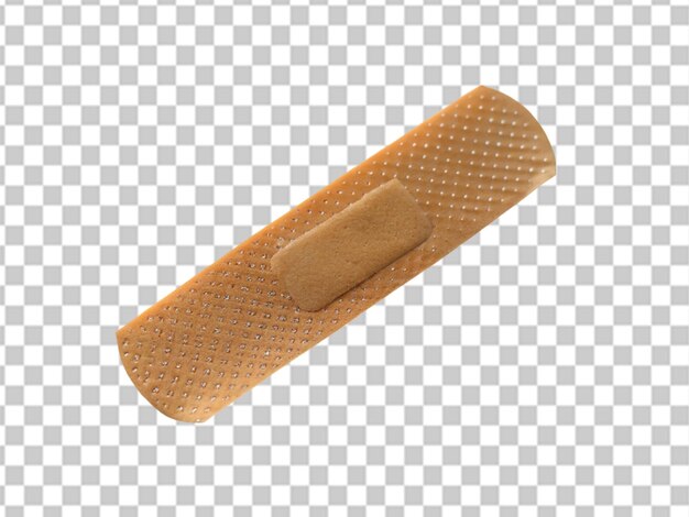 PSD medical adhesive bandage isolated on transparent background