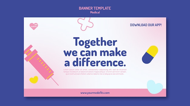 Medical banner template