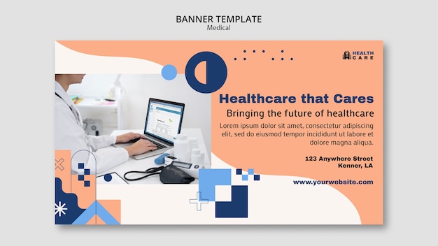 PSD medical banner template