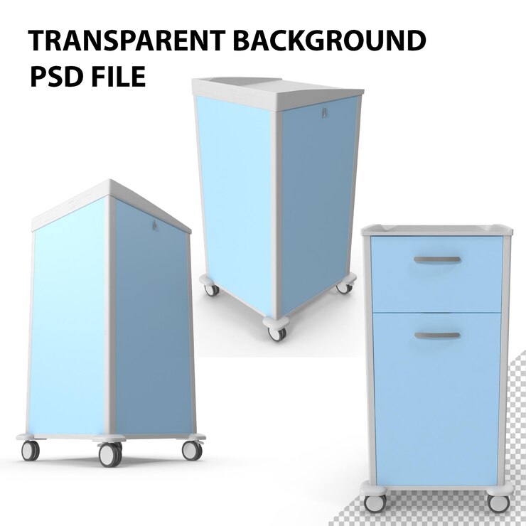 PSD medical bedside locker png