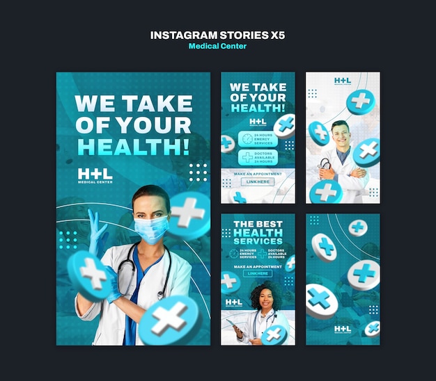 medical center template design