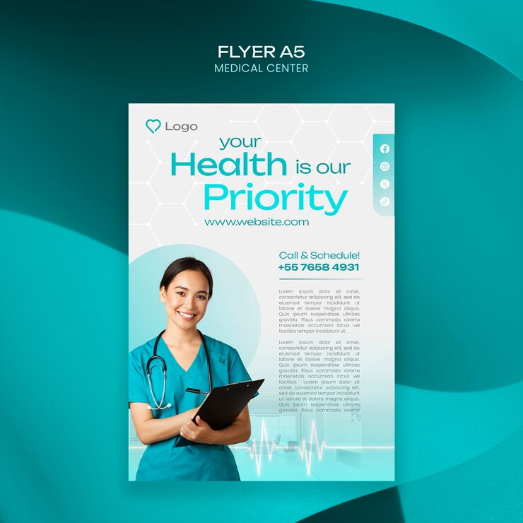 PSD medical center  template design