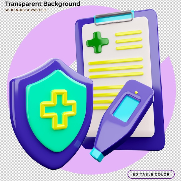 PSD medical checkup task clipboard