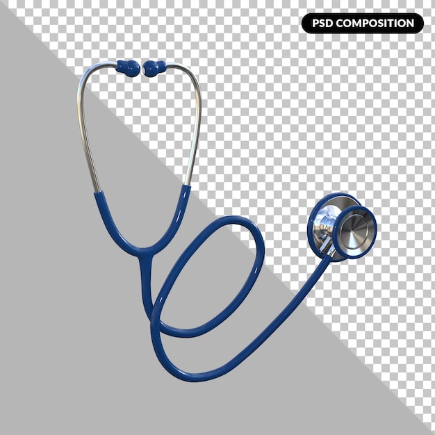 medical device isolated premium psd 3d rendering