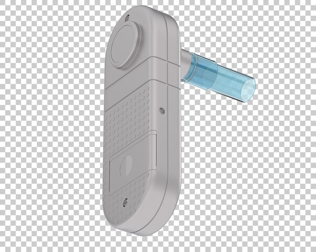 PSD medical device isolated on transparent background 3d rendering illustration