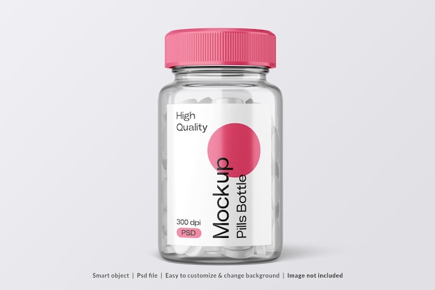 Medical Drug Bottle mockup