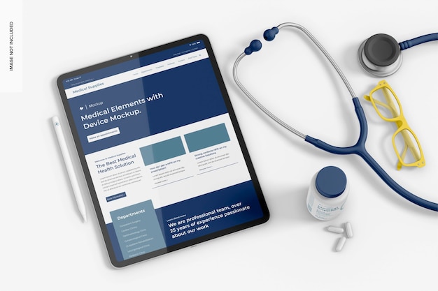 PSD デバイス モックアップを使用した医療要素