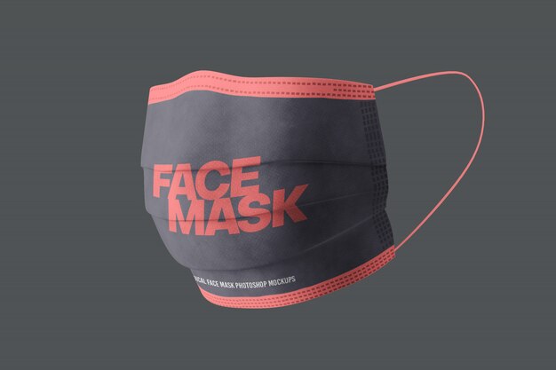 PSD medical face mask mockup