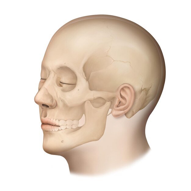 PSD medical figures with brain structure