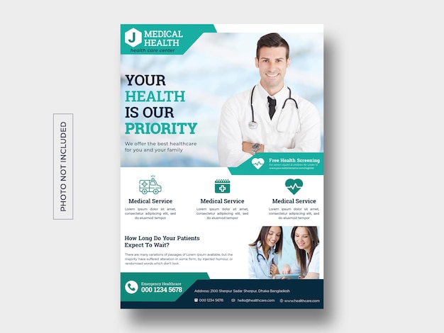 Medical flyer templates