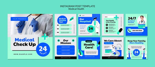 Medical health  instagram posts