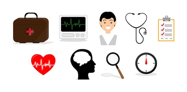 medical and healthcare icons