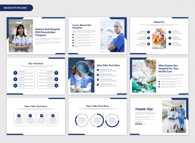 PSD medical and hospital presentation slider template