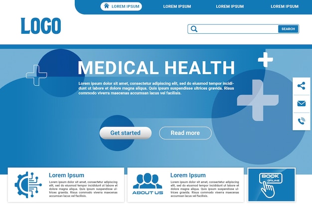MEDICAL LANDING PAGE DESIGN
