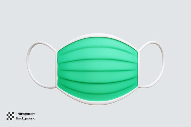 Medical Mask 3D Icon Illustrations