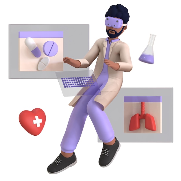 PSD medical metaverse cyber digital world