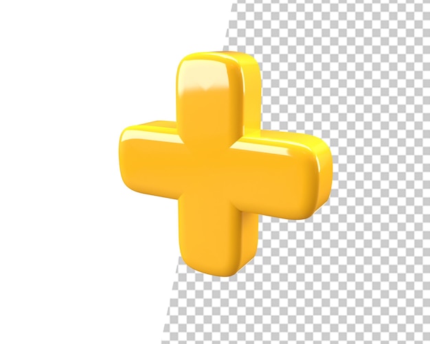 Rendering di icone mediche più 3d