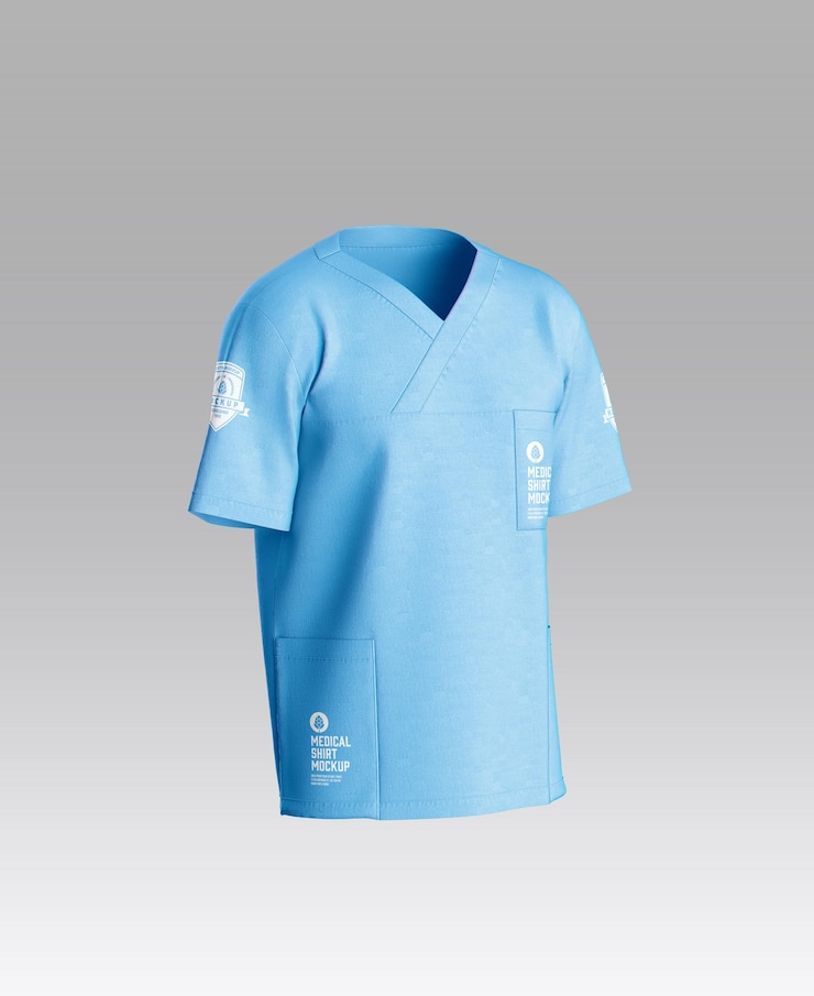 PSD medical shirt mockup