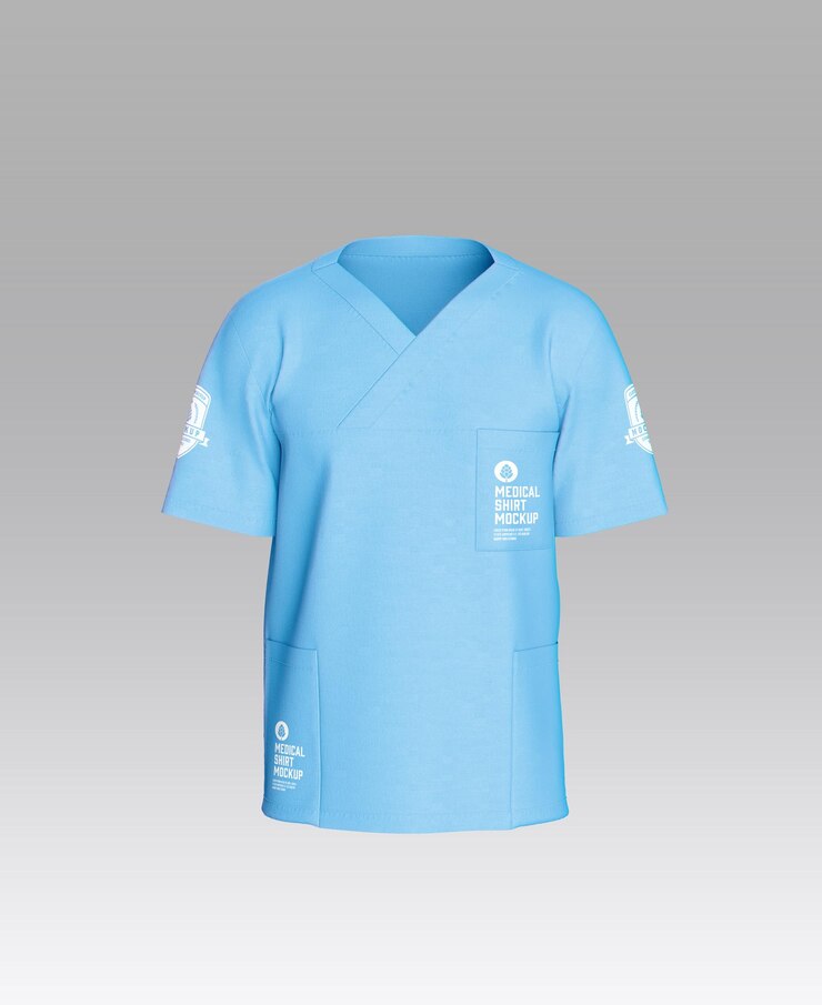 PSD medical shirt mockup