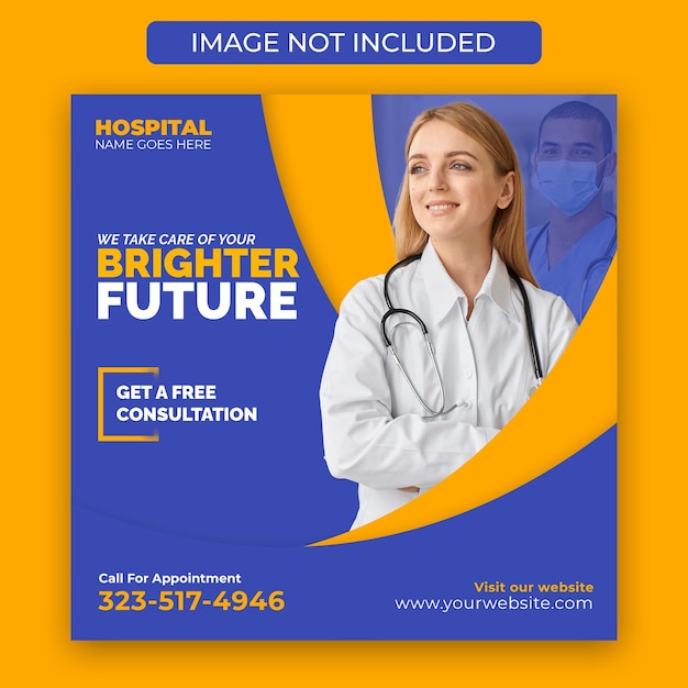 Medical social media post design