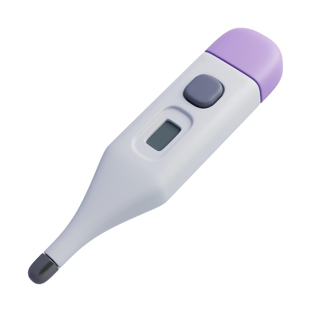 PSD medical thermometer 3d icon health care and medical concept