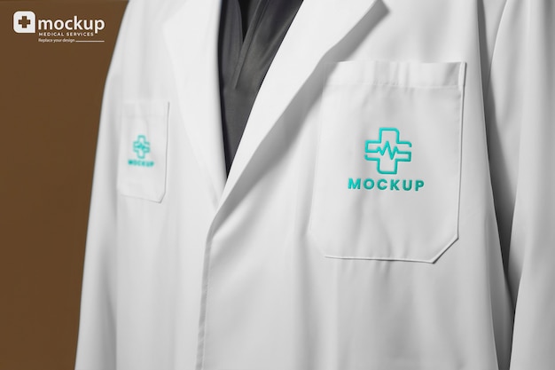 PSD medical uniform  mockup design