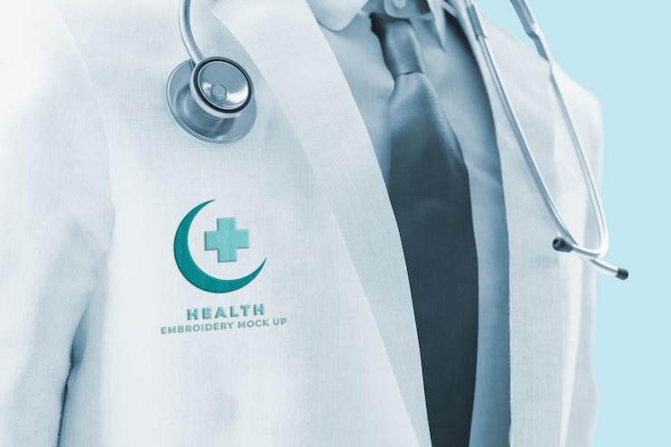 PSD medical uniform  mockup design