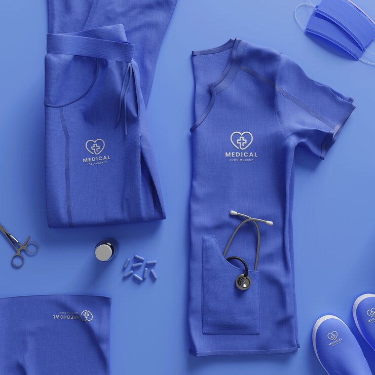 PSD medical uniform mockup