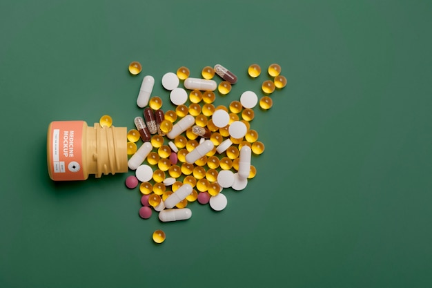 PSD contenitore di plastica medicinale per pillole