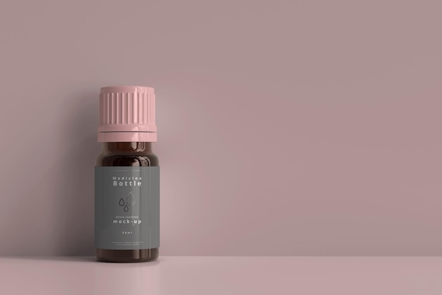 Medicine Bottle Mockup