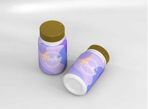 Medicine packaging mockup