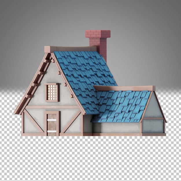 PSD medieval house