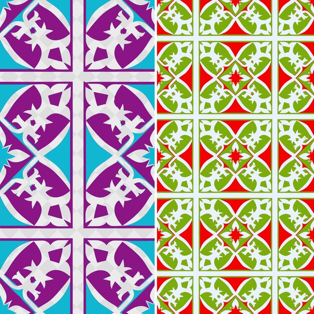 PSD medieval illuminated manuscript patterns with geometric shap creative abstract geometric vector