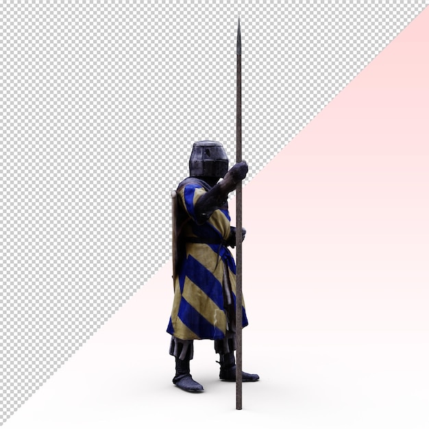 PSD medieval knight