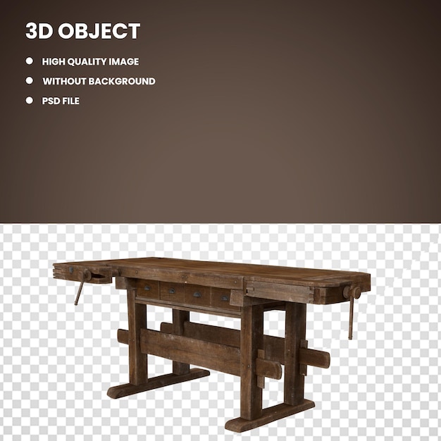 PSD medieval table