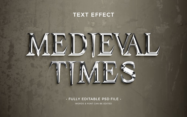 PSD medieval text effect