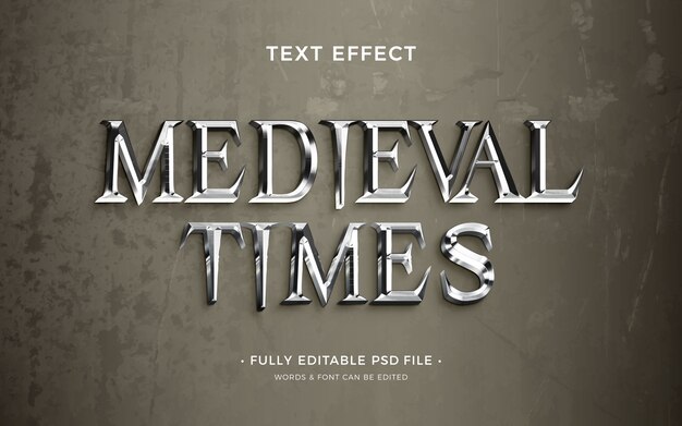 Medieval text effect